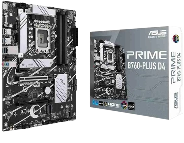 Custom Gaming Desktop PC, ASUS Prime B760-PLUS D4 Motherboard, Intel Core i7-12700 Processor – 01GAM0007