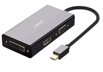 UGREEN Mini DisplayPort to HDMI/VGA/DVI Converter (Black) – MD114